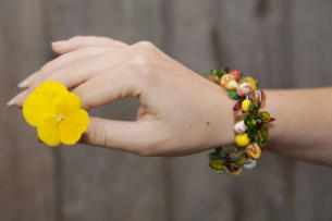 Schmuck aus Glasperlen